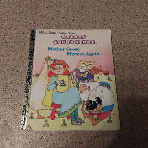 Vintage Golden book Mother Goose Rhymes again